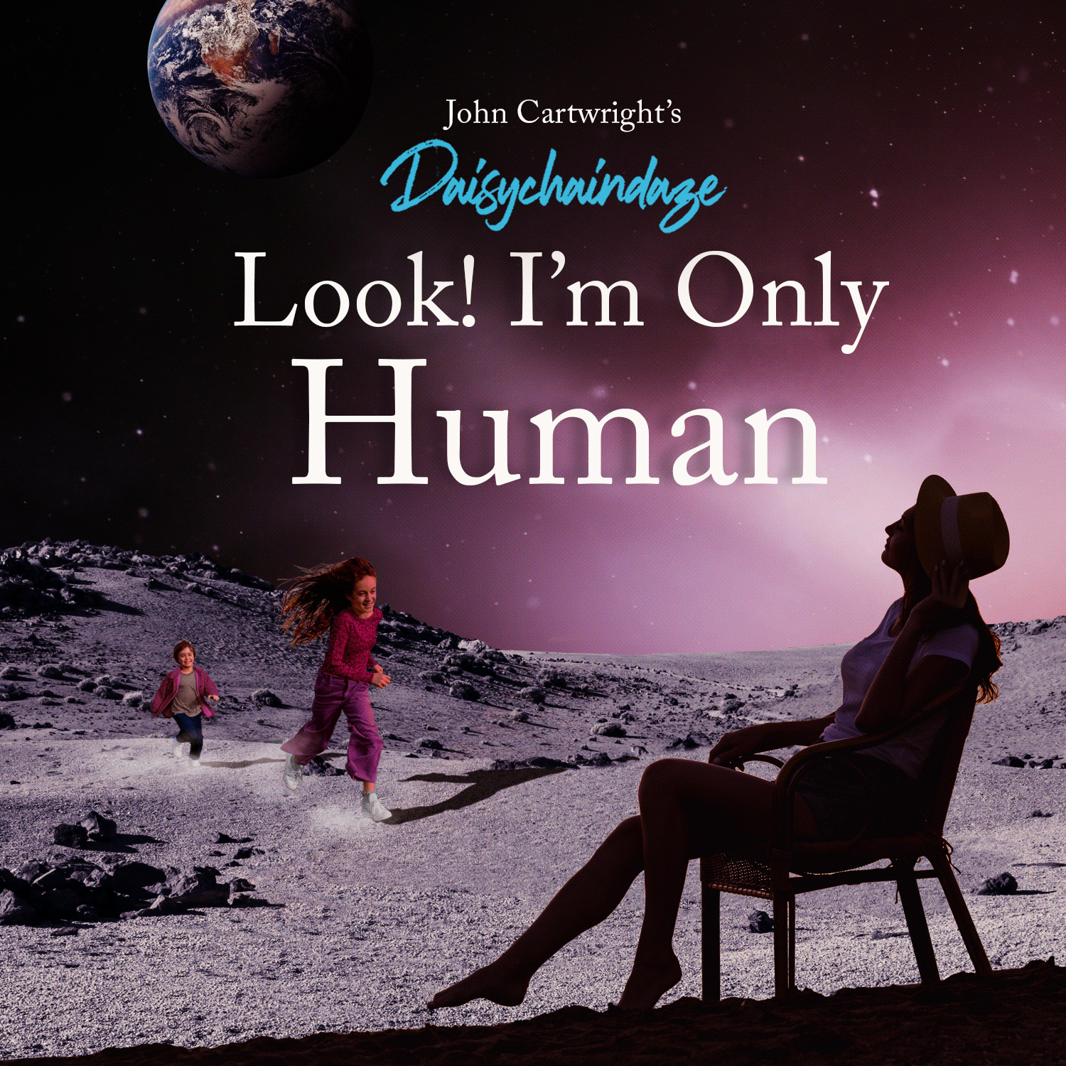 cd artwork cover of ‘Look Im Only Human’ by daisychaindaze